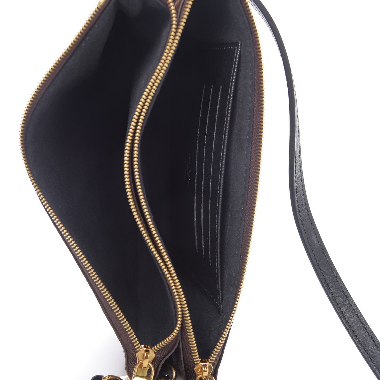 Reverse Monogram Giant Double Zip Pochette