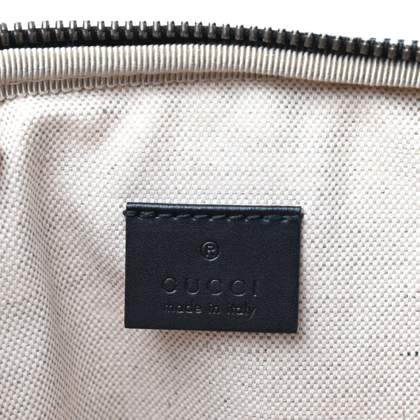 GG Supreme Monogram Angry Cat Zip Tablet Case