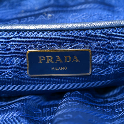 Prada Tessuto Nylon Saffiano Tote Baltico 6 of 9