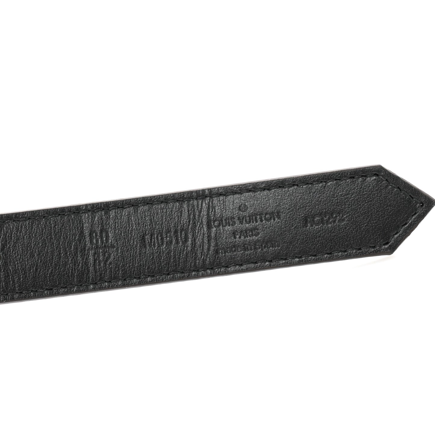 Monogram 20MM LV Circle Prime Reversible Belt 80 32 Black