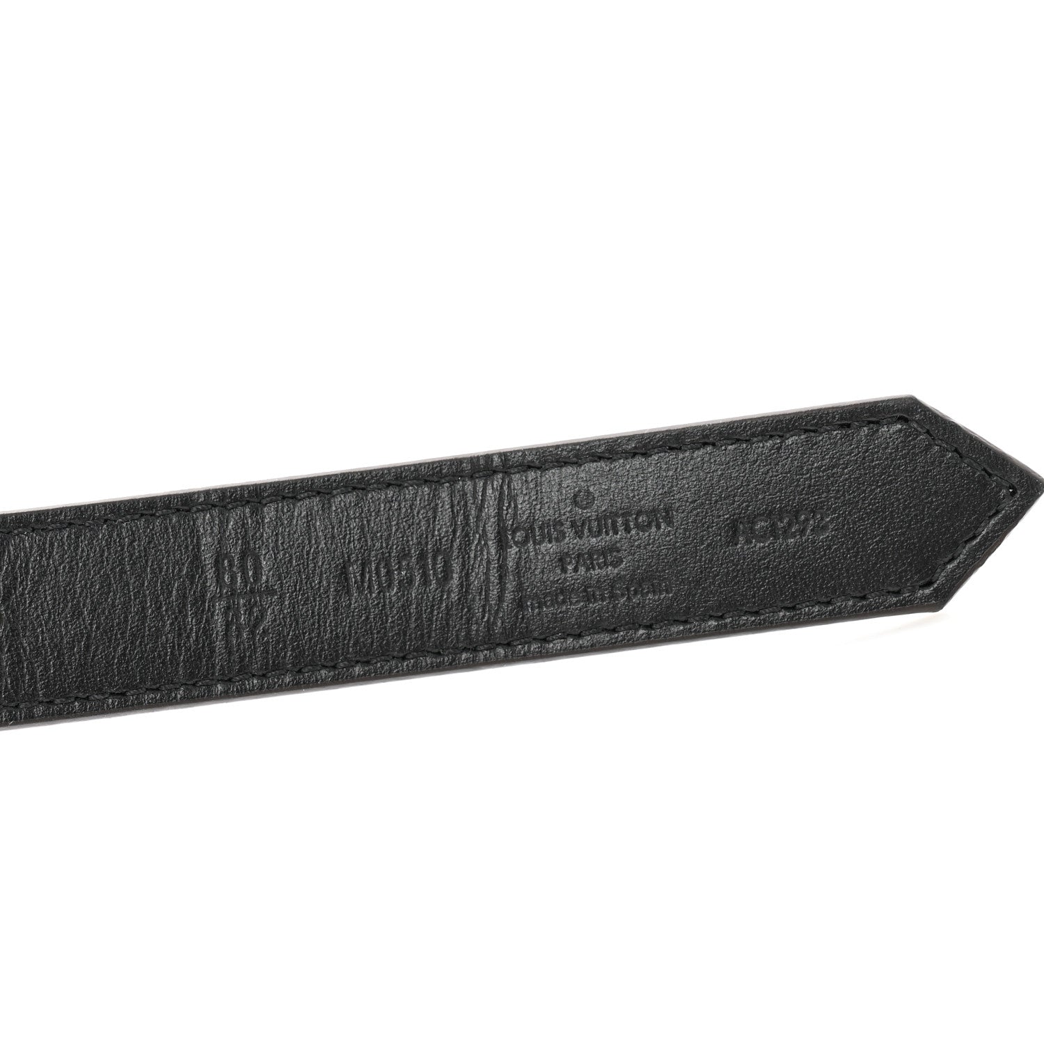 Louis Vuitton Monogram 20MM LV Circle Prime Reversible Belt 80 32 Black 7 of 8
