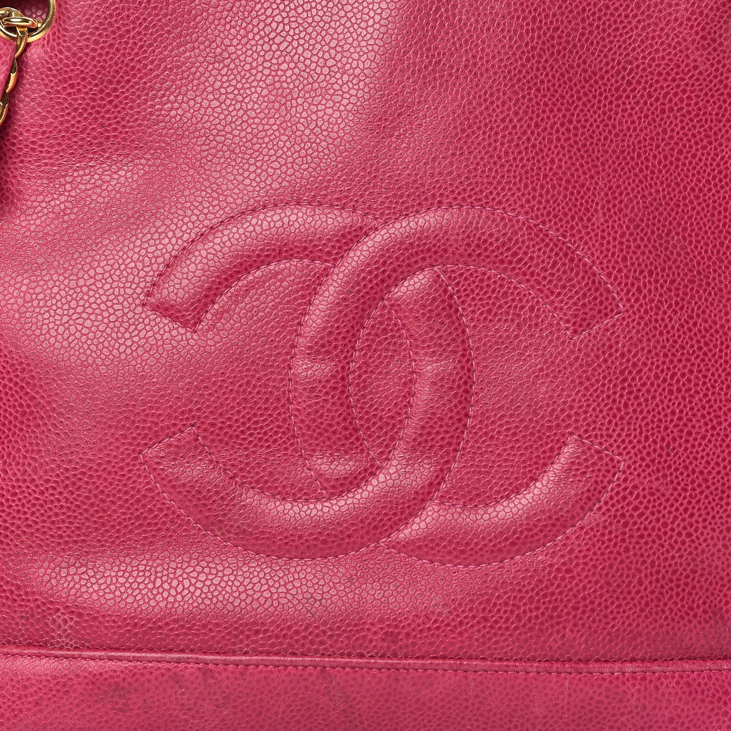 Caviar CC Shoulder Bag Pink