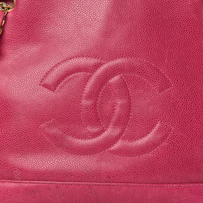 Chanel Caviar CC Shoulder Bag Pink 42 of 42