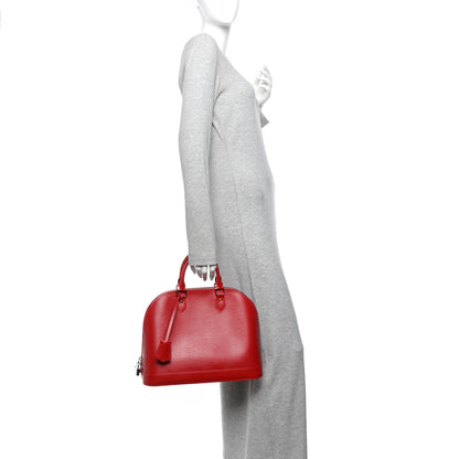 Louis Vuitton Epi Alma MM Coquelicot 2 of 10