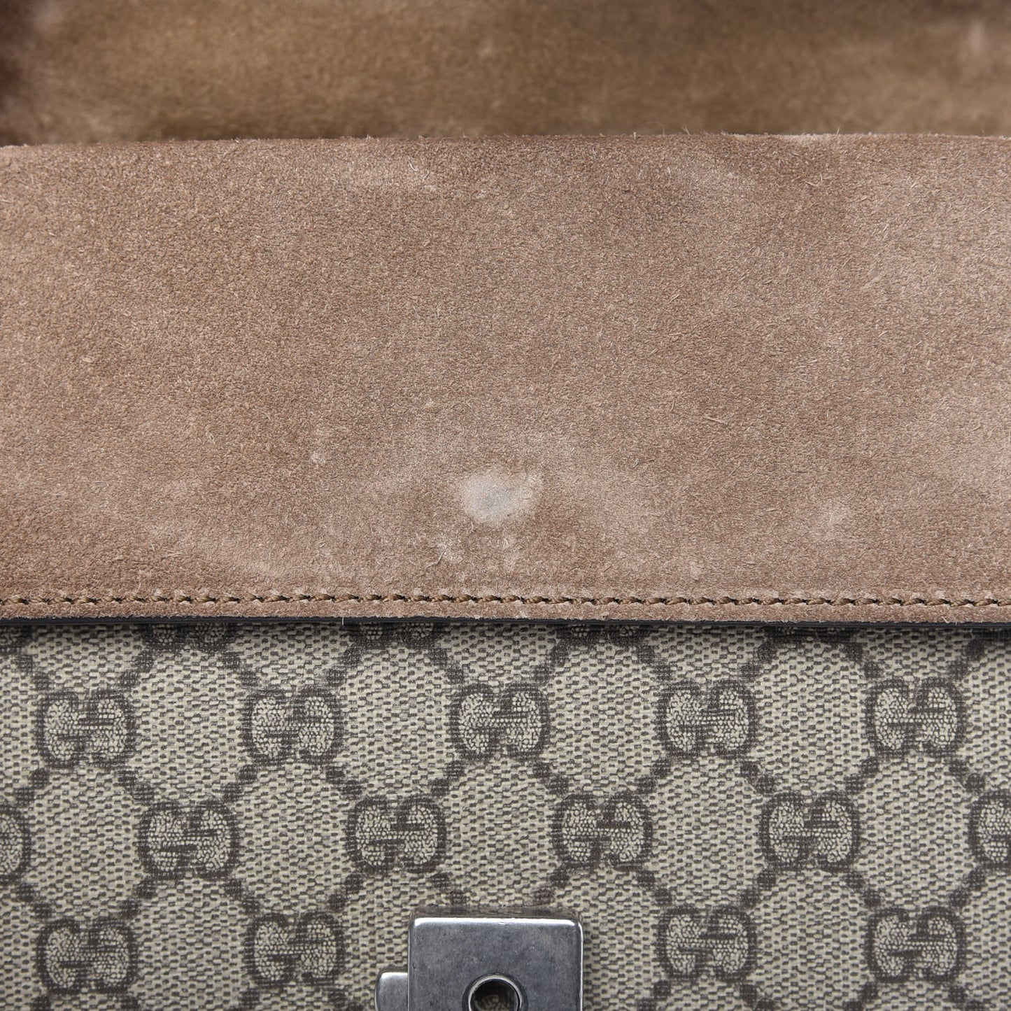 GG Supreme Monogram Mini Dionysus Shoulder Bag Taupe
