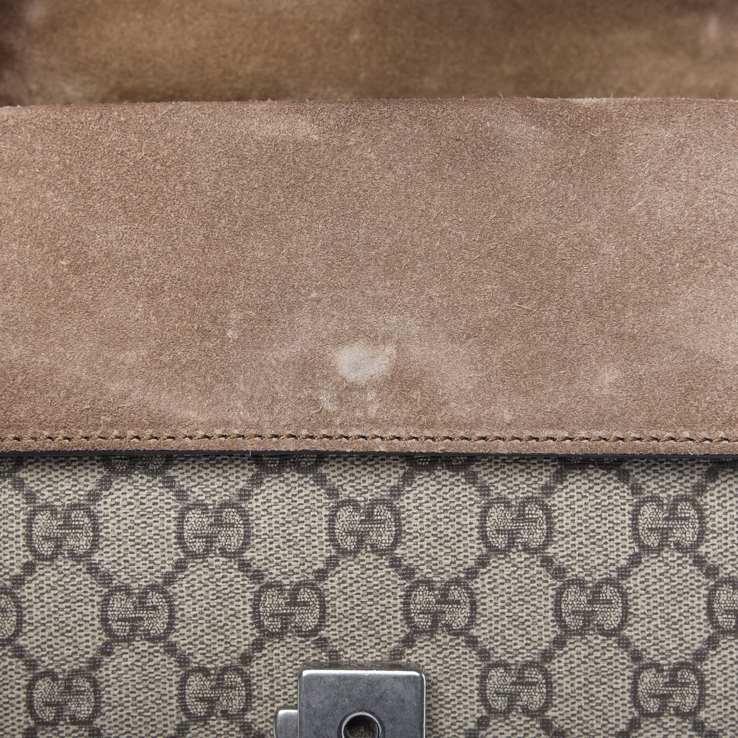 Gucci GG Supreme Monogram Mini Dionysus Shoulder Bag Taupe 11 of 11