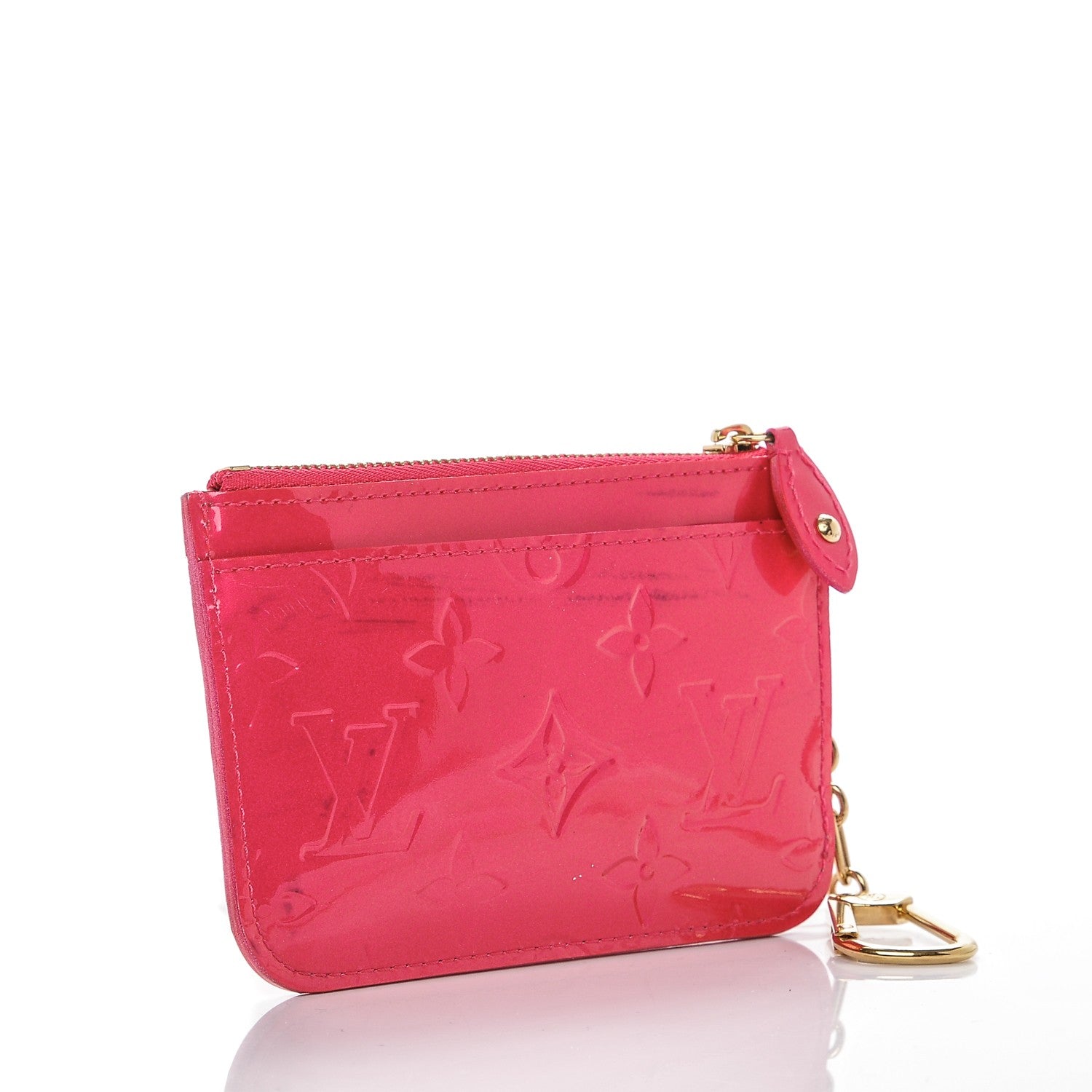 Louis Vuitton Vernis Key Pouch Rose Pop 3 of 6
