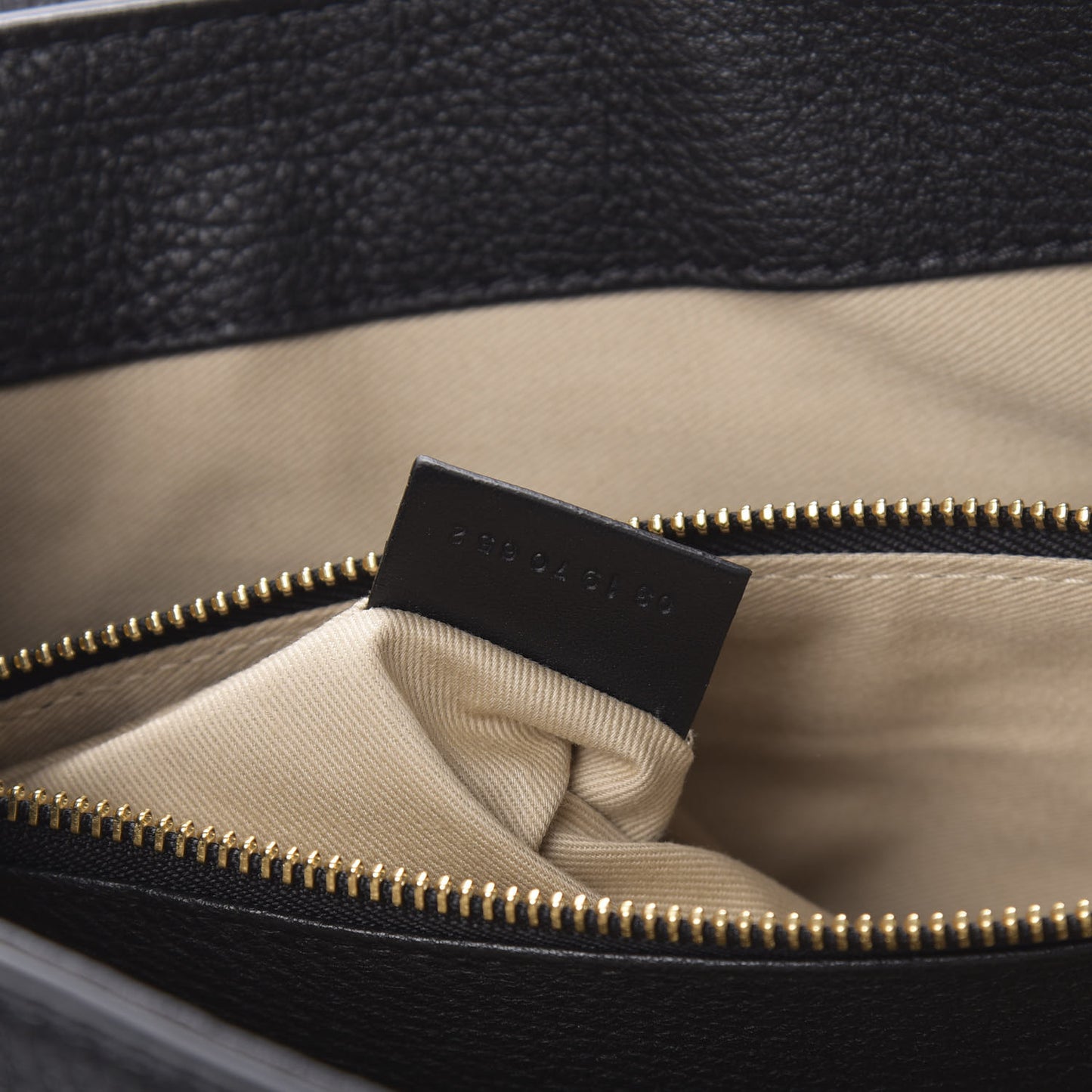 Grained Calfskin Medium Aby Day Shoulder Bag Black