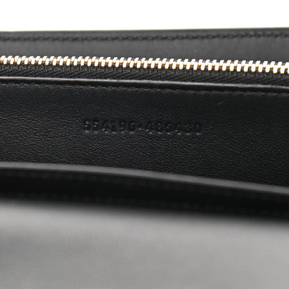 Alexander McQueen Pebbled Calfskin Skull Wallet on Chain Black 7 of 11