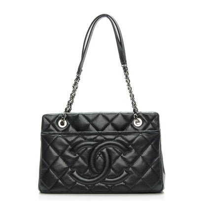 Chanel Caviar Quilted Timeless CC Tote Black 1 of 7