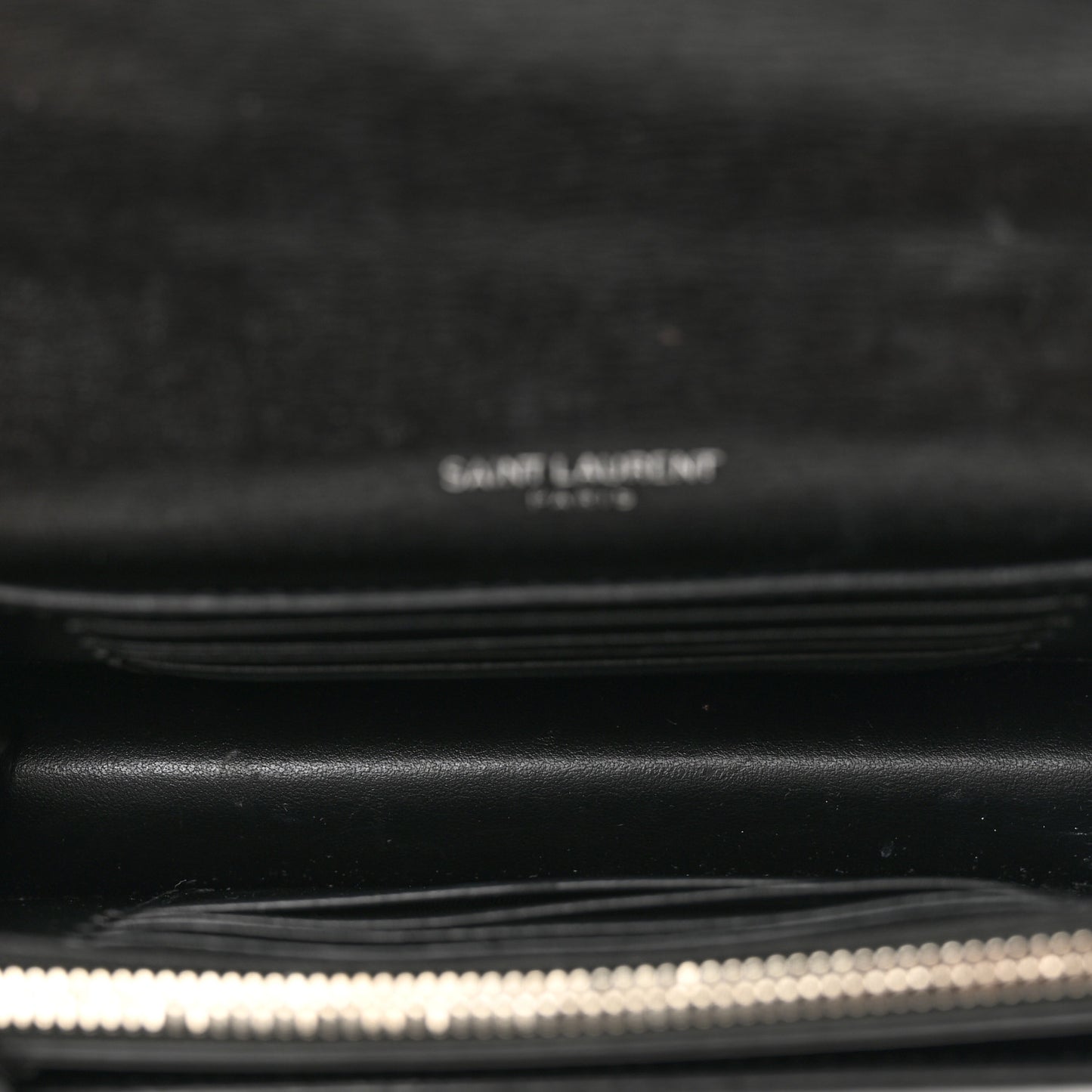 Calfskin Monogram Sunset Chain Wallet Sunset Black