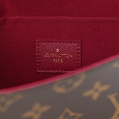 Louis Vuitton Monogram Pochette Felicie Chain Wallet Fuchsia 7 of 14