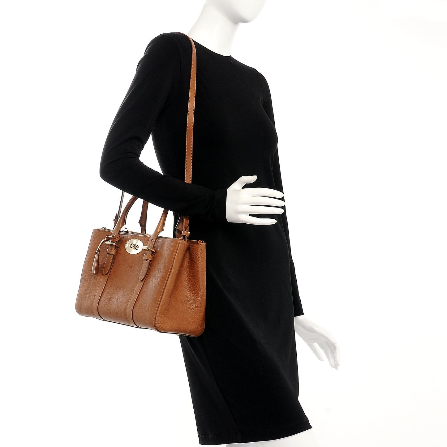 Classic Grain Small Bayswater Double Zip Tote Oak