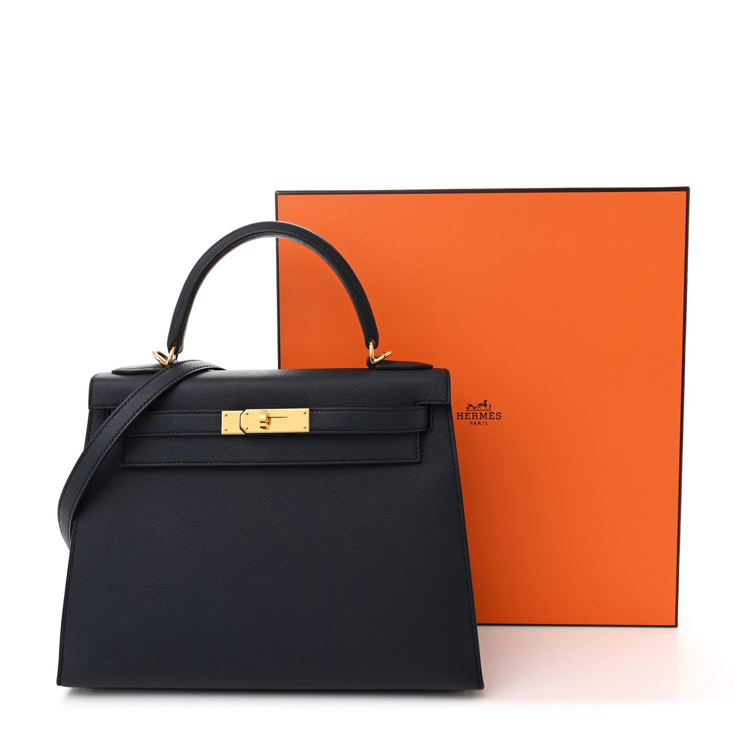 Epsom Kelly Sellier 28 Bleu Nuit