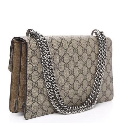 Gucci GG Supreme Monogram Small Dionysus Shoulder Bag Taupe 3 of 13