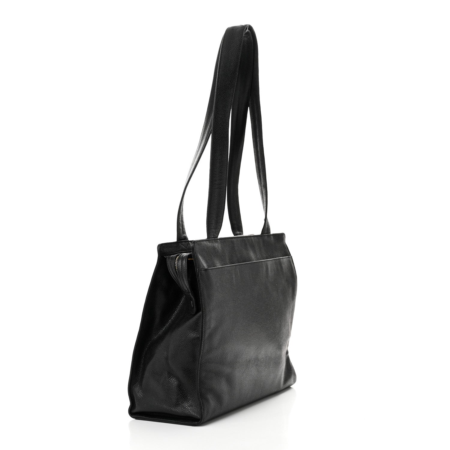 Chanel Caviar CC Shoulder Bag Black 3 of 11