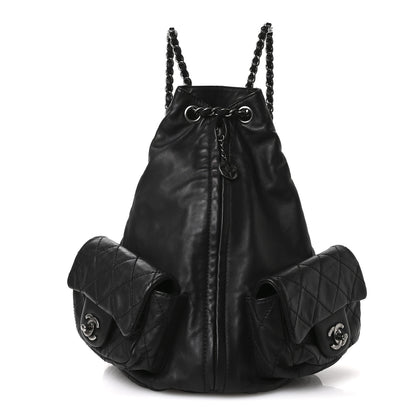 Chanel Calfskin Large Backpack Is Back Black 1 of 10