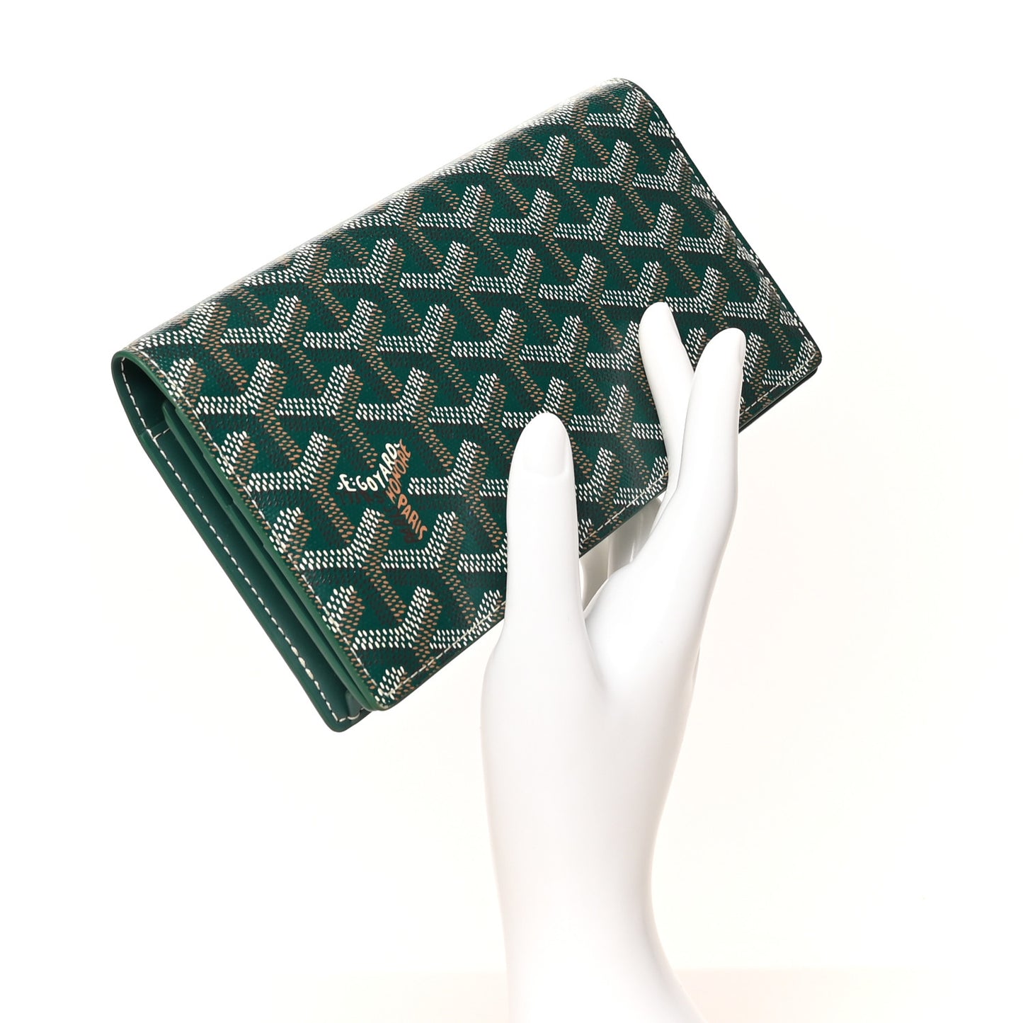 Goyardine Richelieu Wallet Green