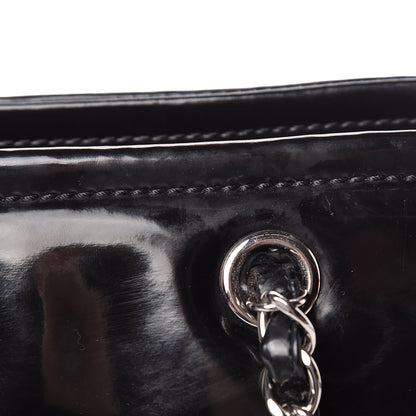Chanel Vinyl Lipstick Ligne Tote Black 16 of 20