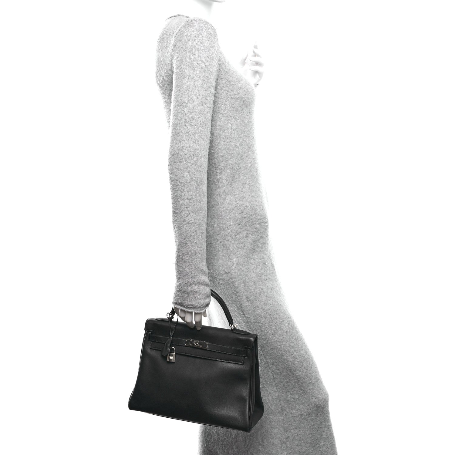 Hermes Swift Kelly Retourne 32 Bleu Indigo 2 of 16