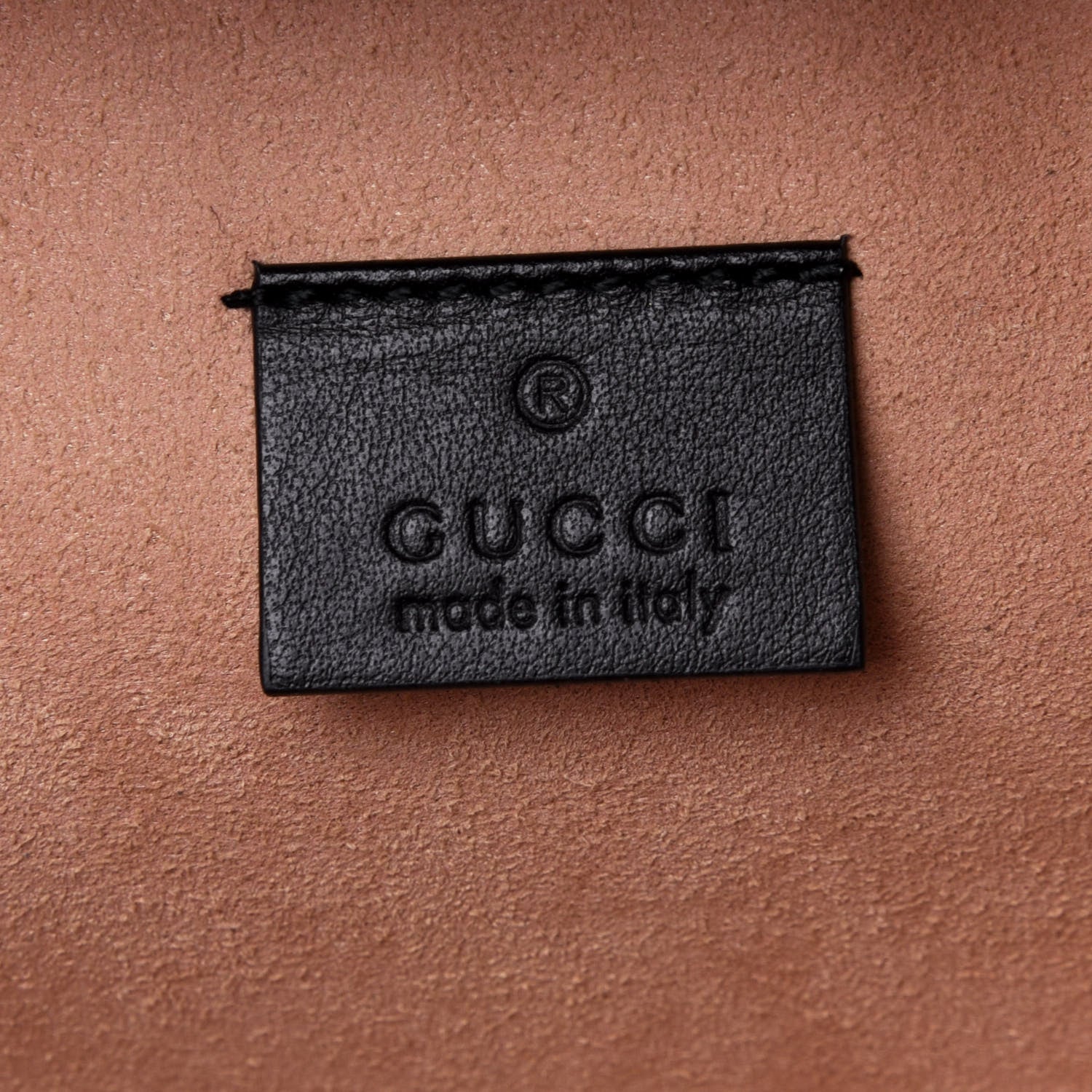 Gucci Calfskin Matelasse Mini GG Marmont Round Backpack Black 5 of 11