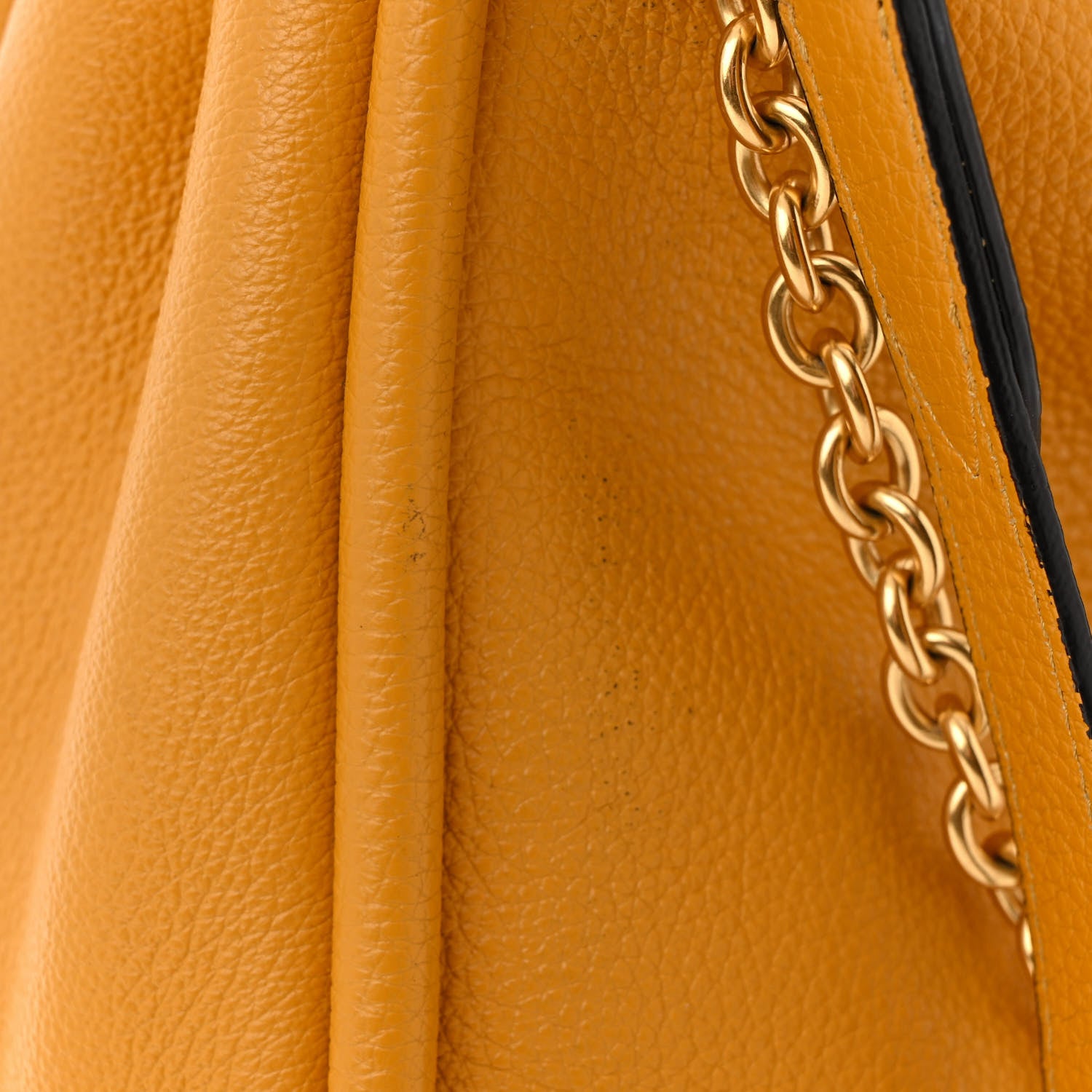 Mulberry Small Classic Grain Calfskin Leighton Deep Amber 13 of 16