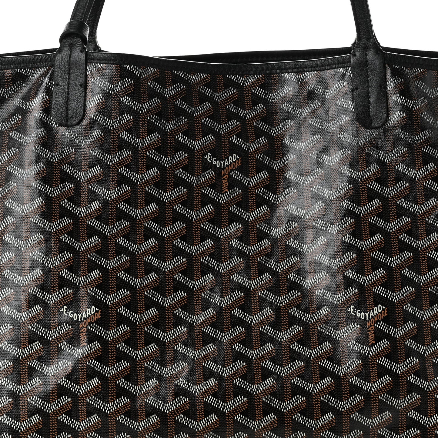 Goyardine Reversible Anjou GM Black