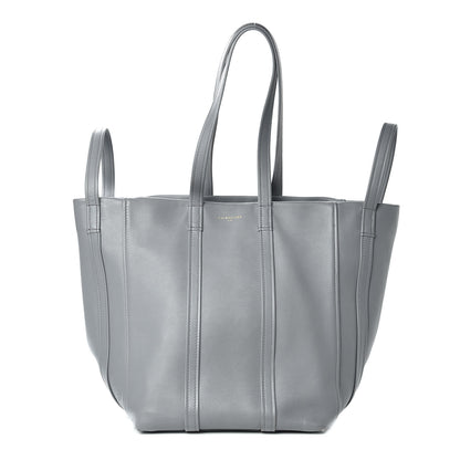 Balenciaga Calfskin Large Laundry Cabas Tote Gris Pyrite 1 of 14