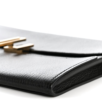 Hermes Chevre Mysore Cinhetic Clutch Black 10 of 10