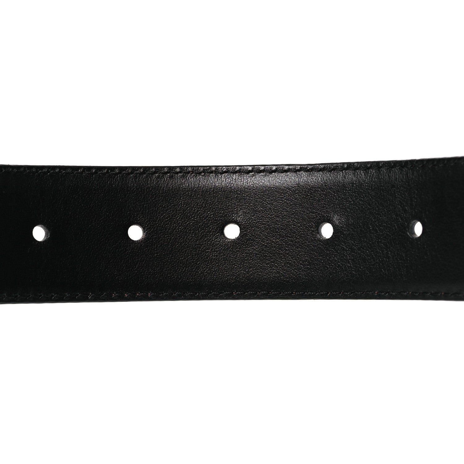 Louis Vuitton Calfskin 35mm LV Mirror Reversible Belt 90 36 Black Brown 4 of 7