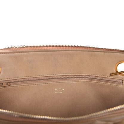 Chanel Lambskin Quilted Shoulder Bag Beige 14 of 21