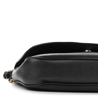 Gucci Pebbled Calfskin Medium Soho Flap Crossbody Black 9 of 12