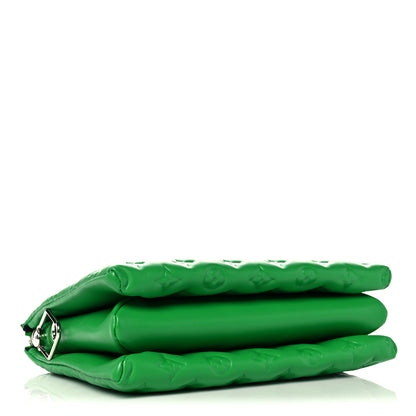Louis Vuitton Lambskin Embossed Monogram Coussin PM LV Motion Green 4 of 11