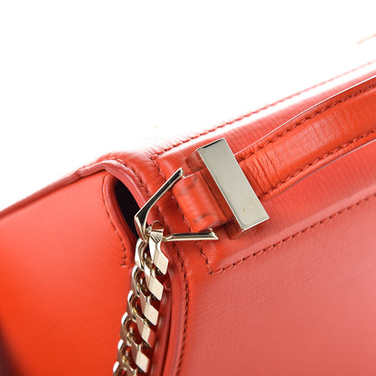 Givenchy Textured Calfskin Mini Pandora Box Chain Crossbody Bag Red 10 of 10
