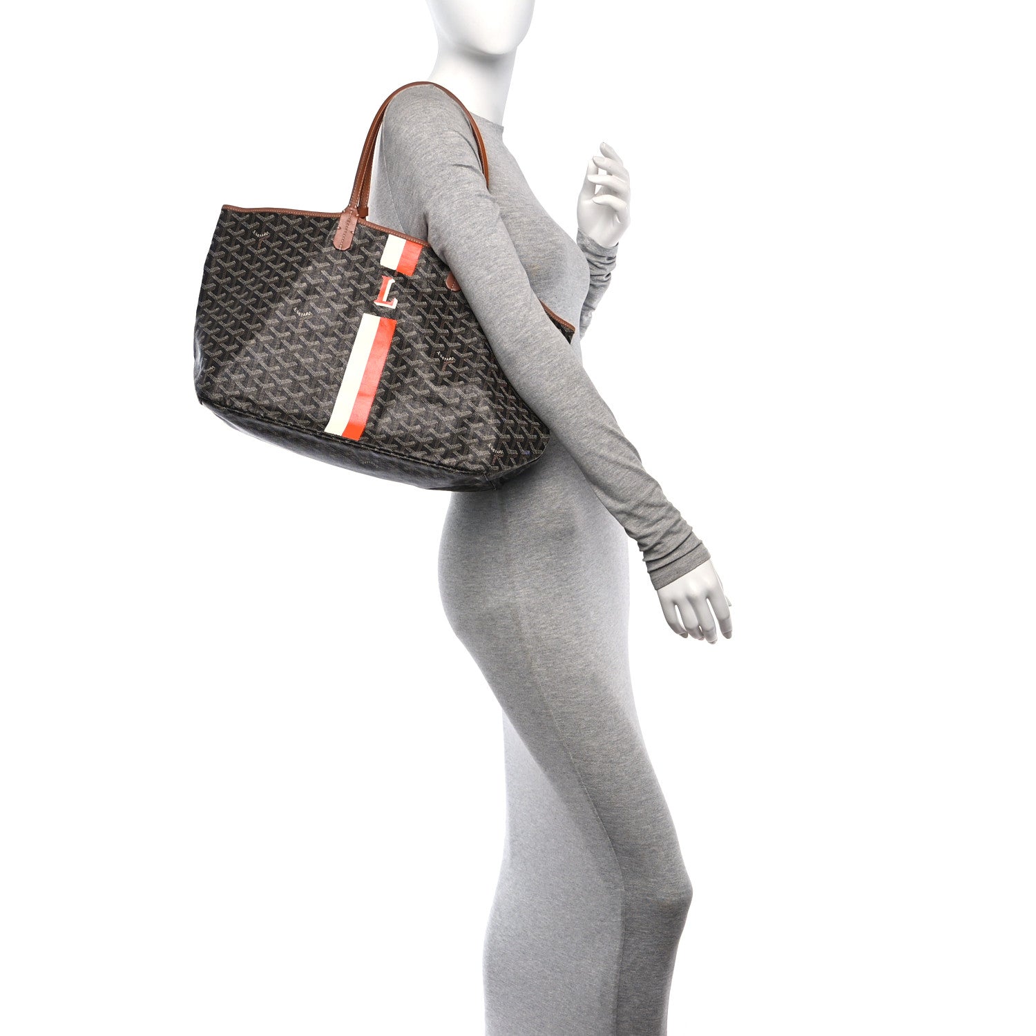 Goyard Goyardine Saint Louis PM Black Gold 2 of 11