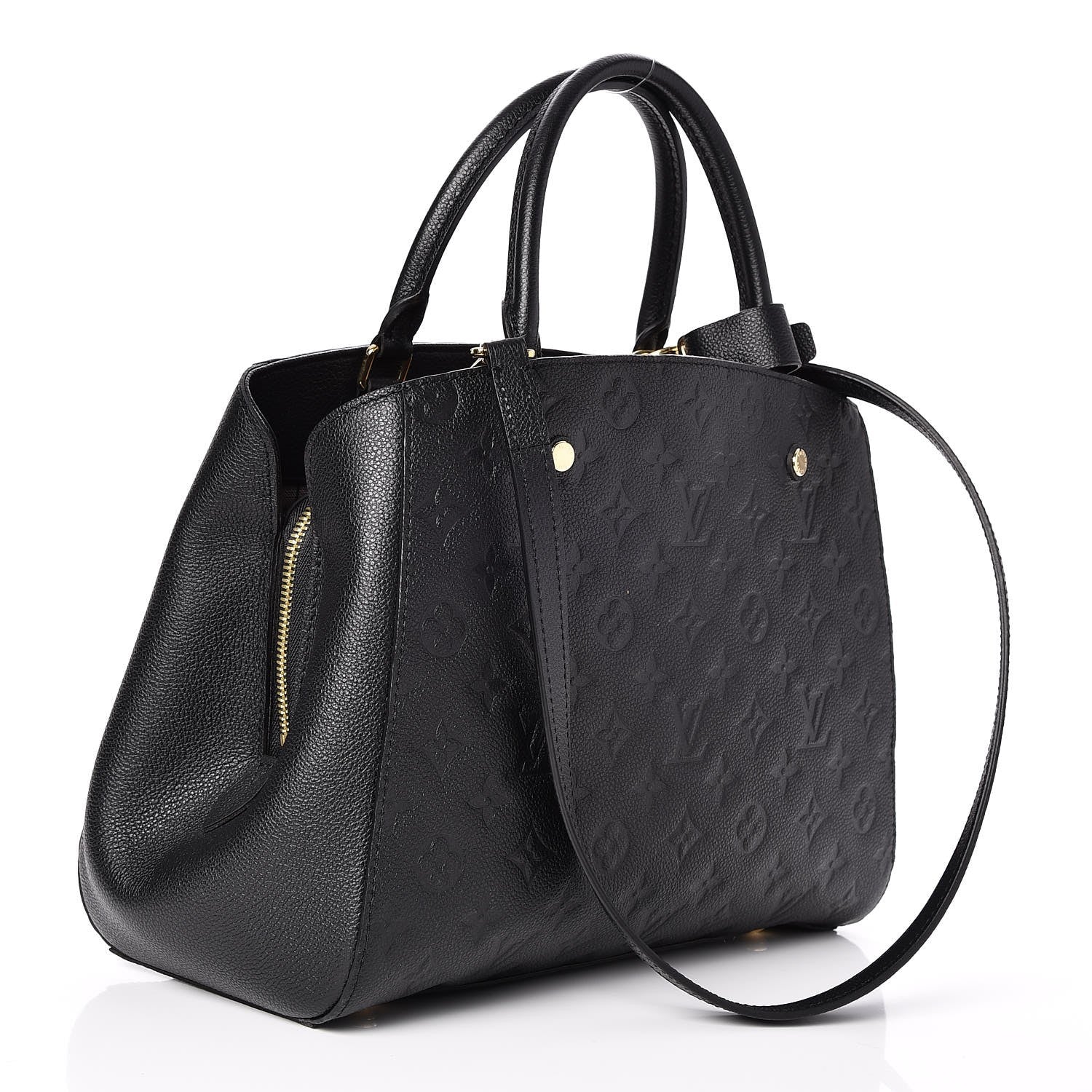 Louis Vuitton Empreinte Montaigne MM Black 3 of 7