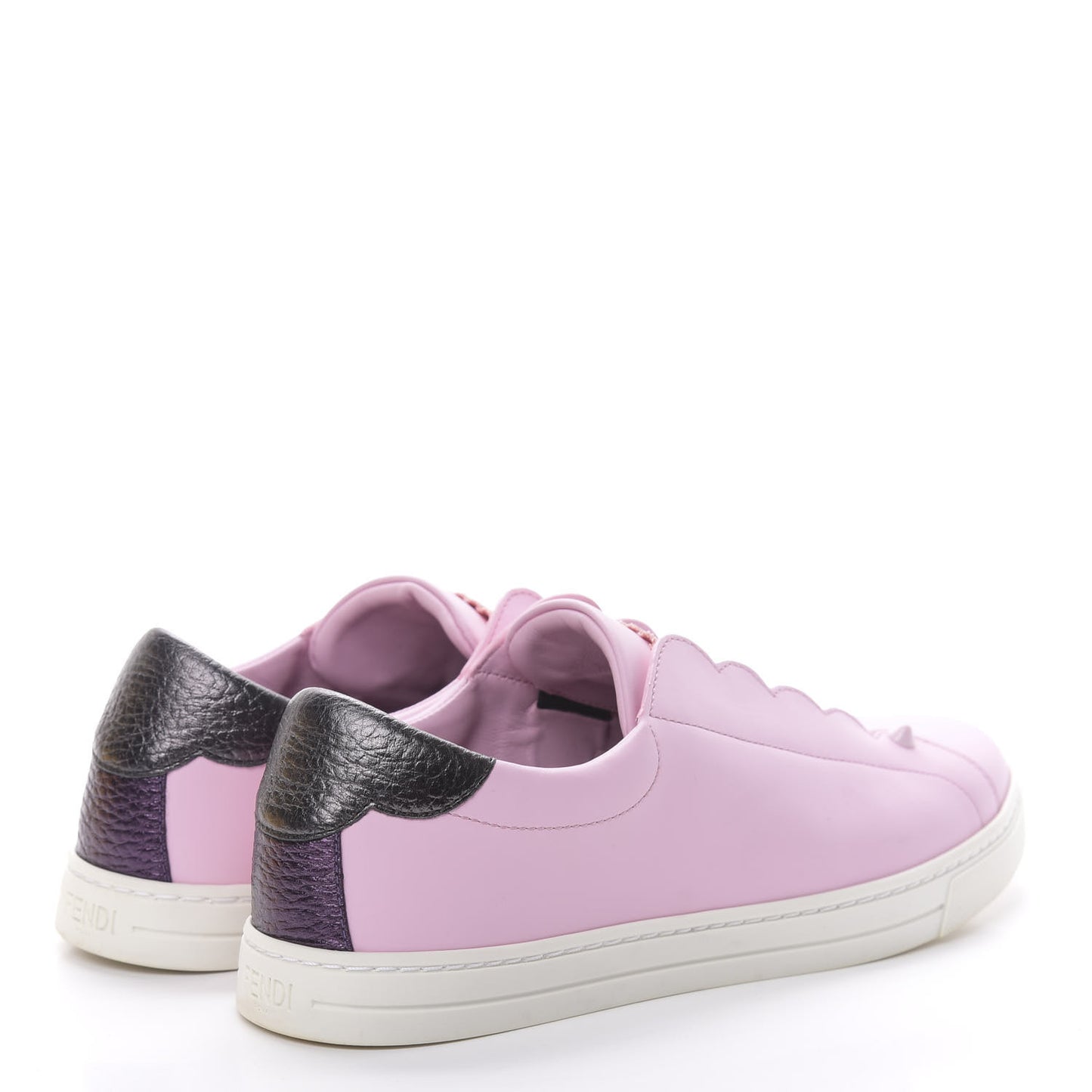 Vitello Lurex Rockoclick Slip On Sneakers 37 Lavanda