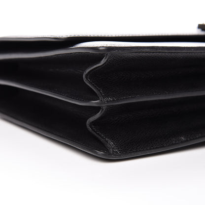 Celine Baby Grained Calfskin Medium Case Flap Black 5 of 10