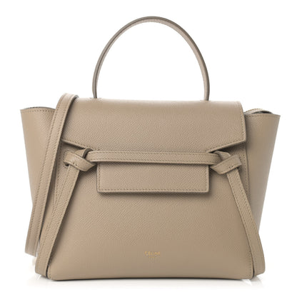 Celine Grained Calfskin Nano Belt Bag Light Taupe 1 of 12