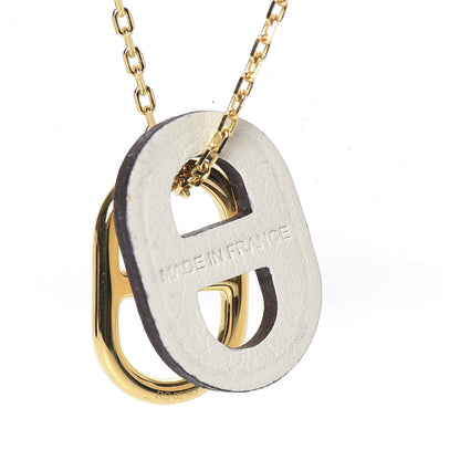 Hermes Swift O'Maillon Pendant Necklace White 5 of 7
