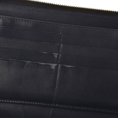 Valentino Garavani Nappa Rockstud Organizer Zip Around Wallet Marine 10 of 10