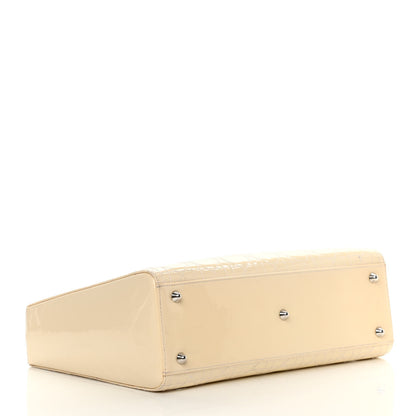 Christian Dior Patent Cannage Large Lady Dior White 4 of 17