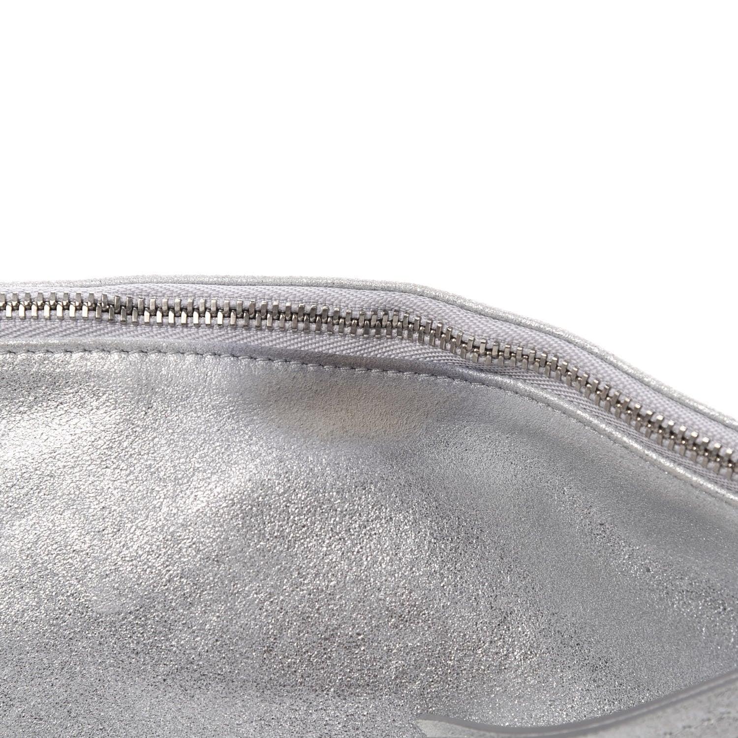 Jimmy Choo Metallic Goatskin Callie Mea Tassel Shoulder Bag Silver 11 of 11