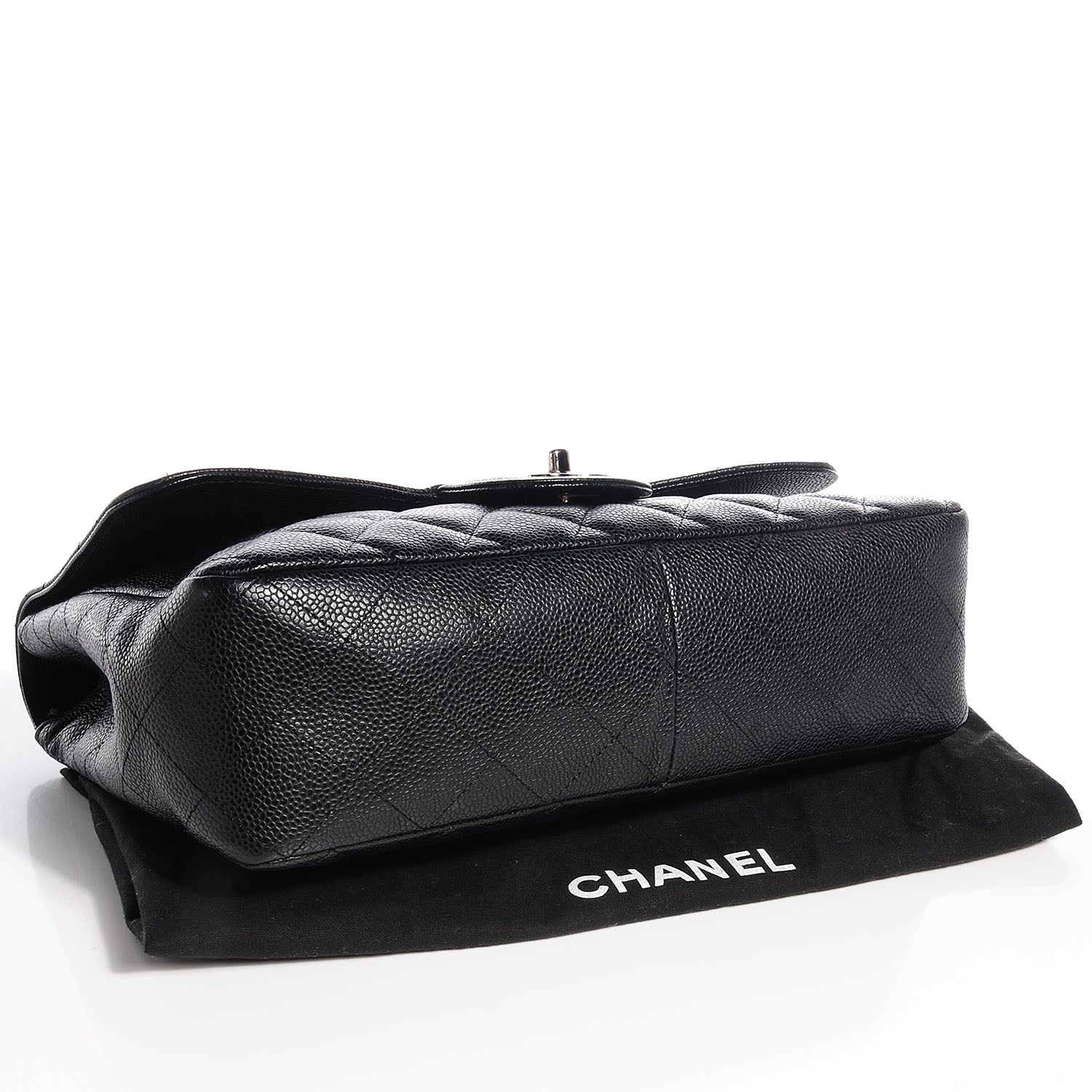 Chanel Caviar Jumbo Single Flap Black 4 of 8