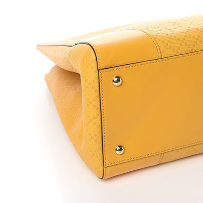 Gucci Hilary Lux Bright Diamante Large Top Handle Bag Bumblebee 7 of 9