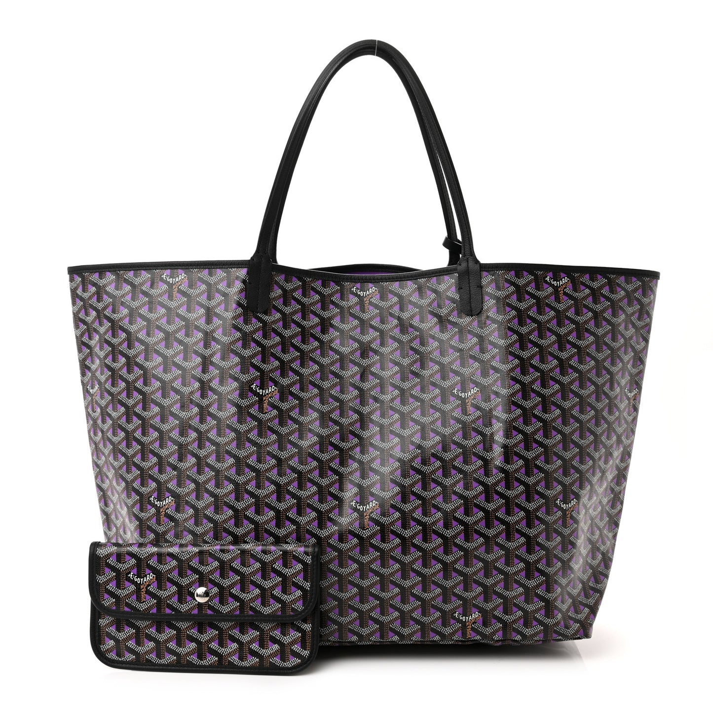 Goyardine Saint Louis Claire Voie GM Black Purple