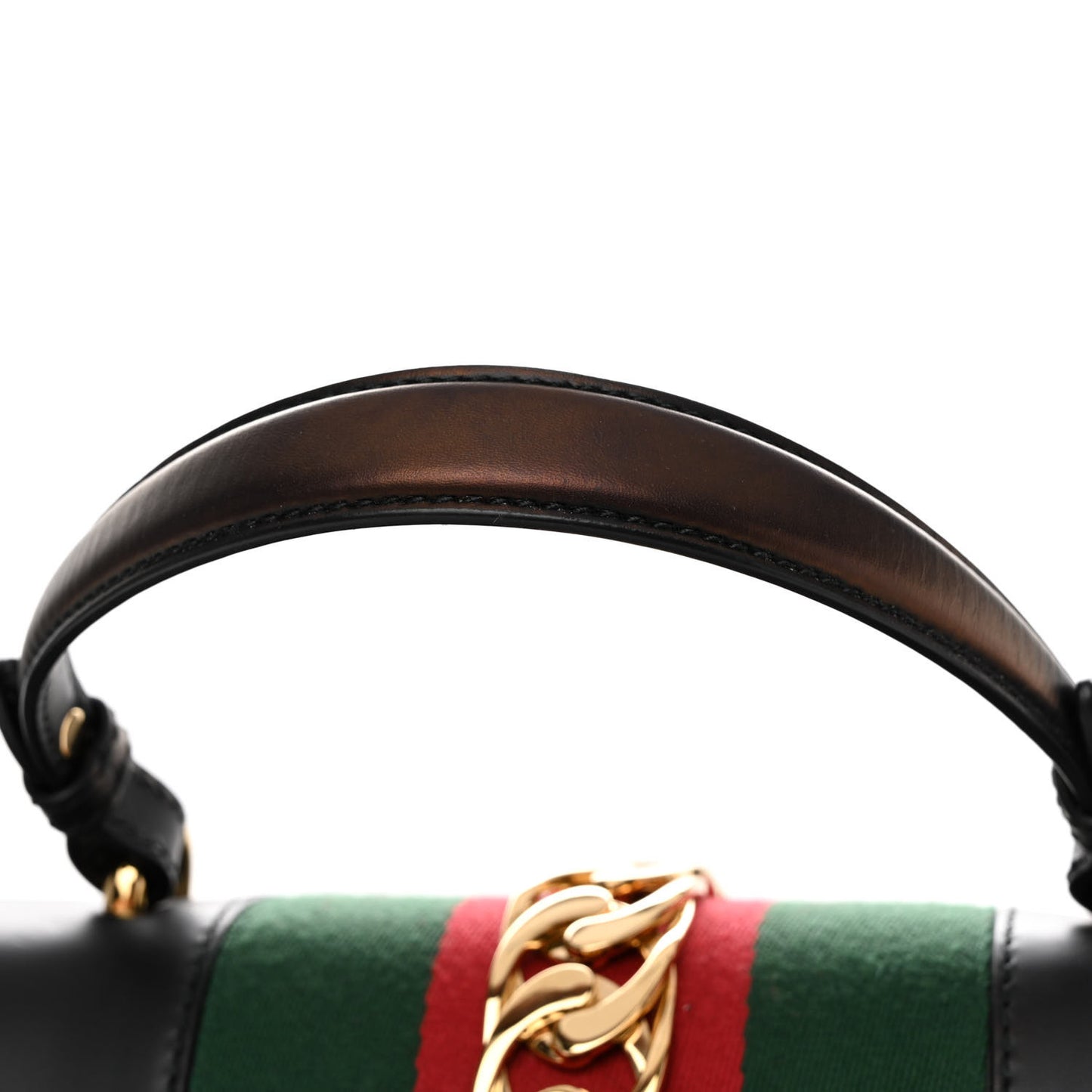 Calfskin Maxi Sylvie Top Handle Bag Black