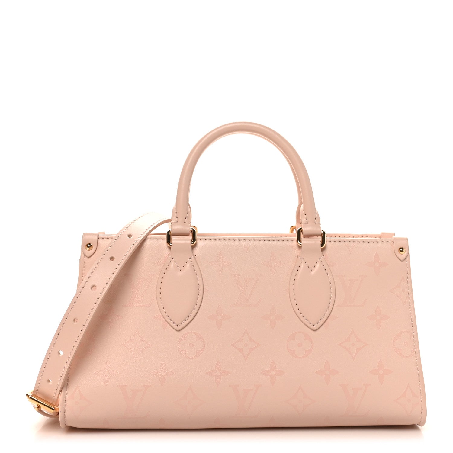 Louis Vuitton Calfskin OnTheGo East West Pearl Pink 1 of 10