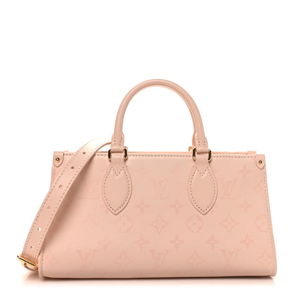 Louis Vuitton Calfskin OnTheGo East West Pearl Pink 1 of 10