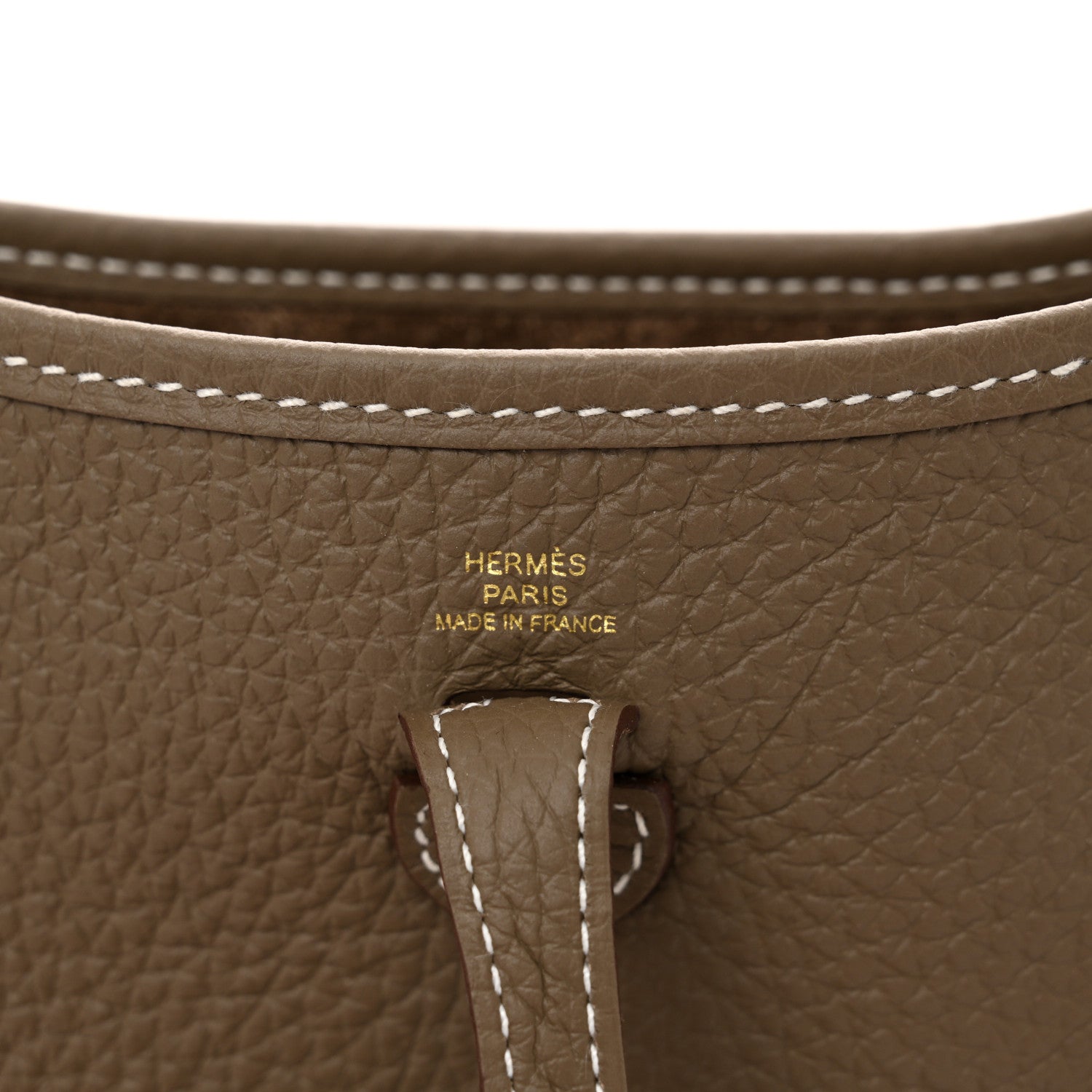 Hermes Taurillon Clemence Amazone Evelyne TPM Etoupe Bleu Indigo 6 of 11
